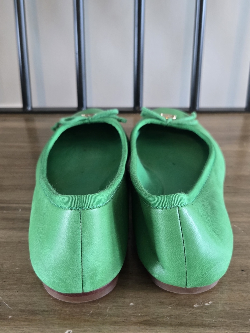 Coach Women's Green Ballet Flats - Picture 7 of 9